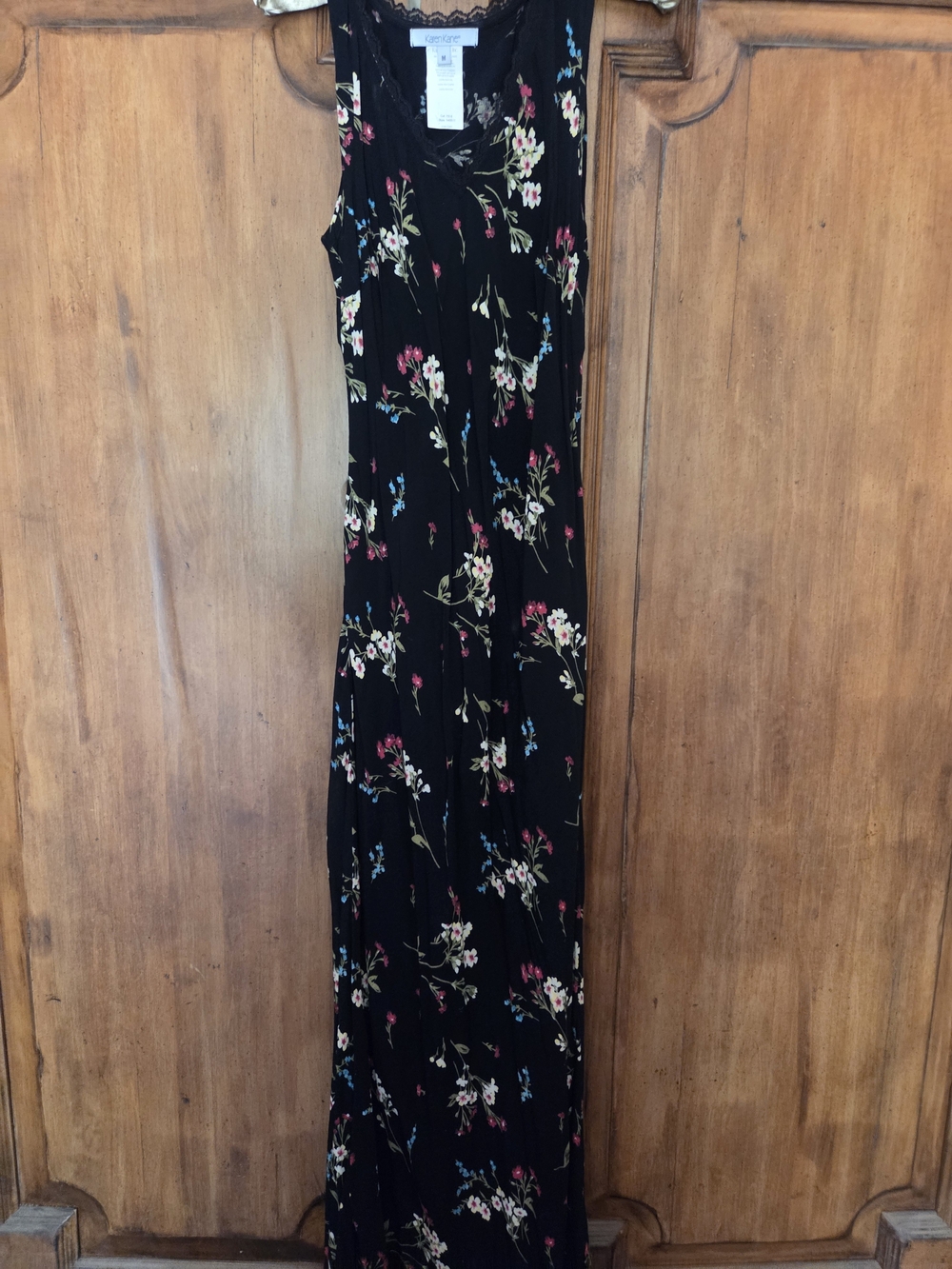 Karen Kane Floral Rayon Maxi Dress